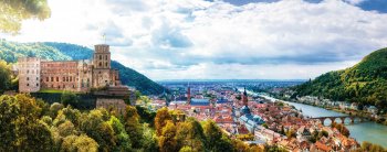 Panoramablick auf das wunderschöne Heidelberg © Freesurf-Fotolia.com