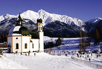 Seefelder Seekirche im Winter © Tourismusverband Seefeld