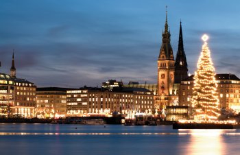 Weihnachten an der Hamburger Binnenalster © m. letschert-fotolia.com