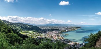 Panoramablick auf Bregenz am Bodensee © Bregenz Tourismus & Stadtmarketing GmbH/Christiane Setz