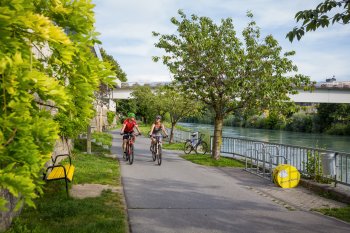 Am Drauradweg in Villach © Region Villach Tourismus GmbH/Martin Steinthaler