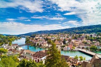 Blick über Schaffhausen © Wirestock  - stock.adobe.com