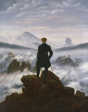Caspar David Friedrich, Wanderer über dem Nebelmeer, um 1817 © Elke Walford