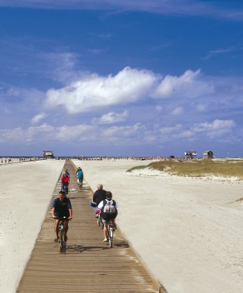 Radweg zum Strand von St. Peter Ording © Tourismus Zentrale St. Peter Ording