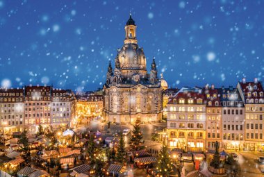 Advent auf dem Neumarkt in Dresden © eyetronic - stock.adobe.com