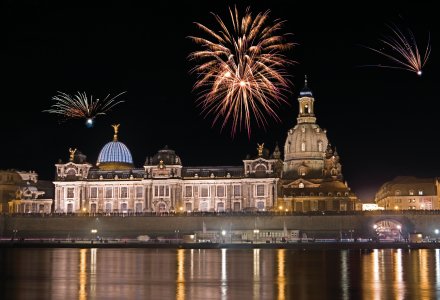 Feuerwerk in Dresden