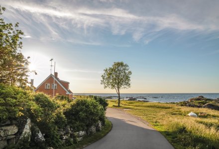 Küstenstraße auf Bornholm