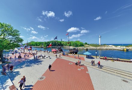 Am Hafen von Kolberg